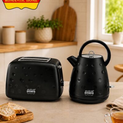 ست صبحانه ۲ کاره رومانتیک هوم مدل WT-840 کتری برقی و توستر