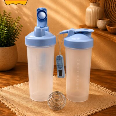شیکر ورزشی ۶۰۰ میلی‌لیتر مدل HTR-35K با توپک همزن
